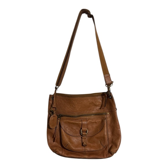 Fossil Handbags - Fossil Brown Leather Shoulder Bag with Vintage Finish
